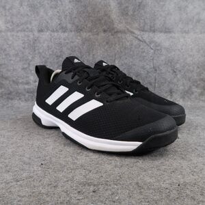 Adidas Shoes Mens 9 Athletic Game Spec Tennis Trainer Black White Active Sports